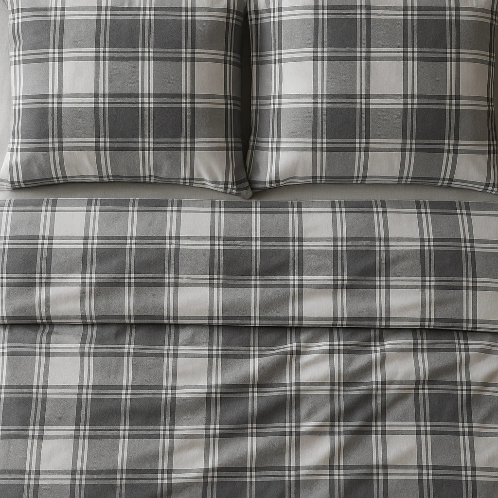 Light Grey 100% Pure Cotton Bed Sheet Set – Premium Edition
