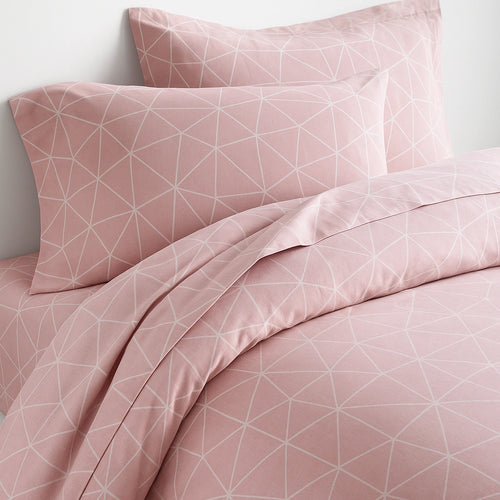 Blush Pink 100% Pure Cotton Bed Sheet Set – Premium Comfort & Quality