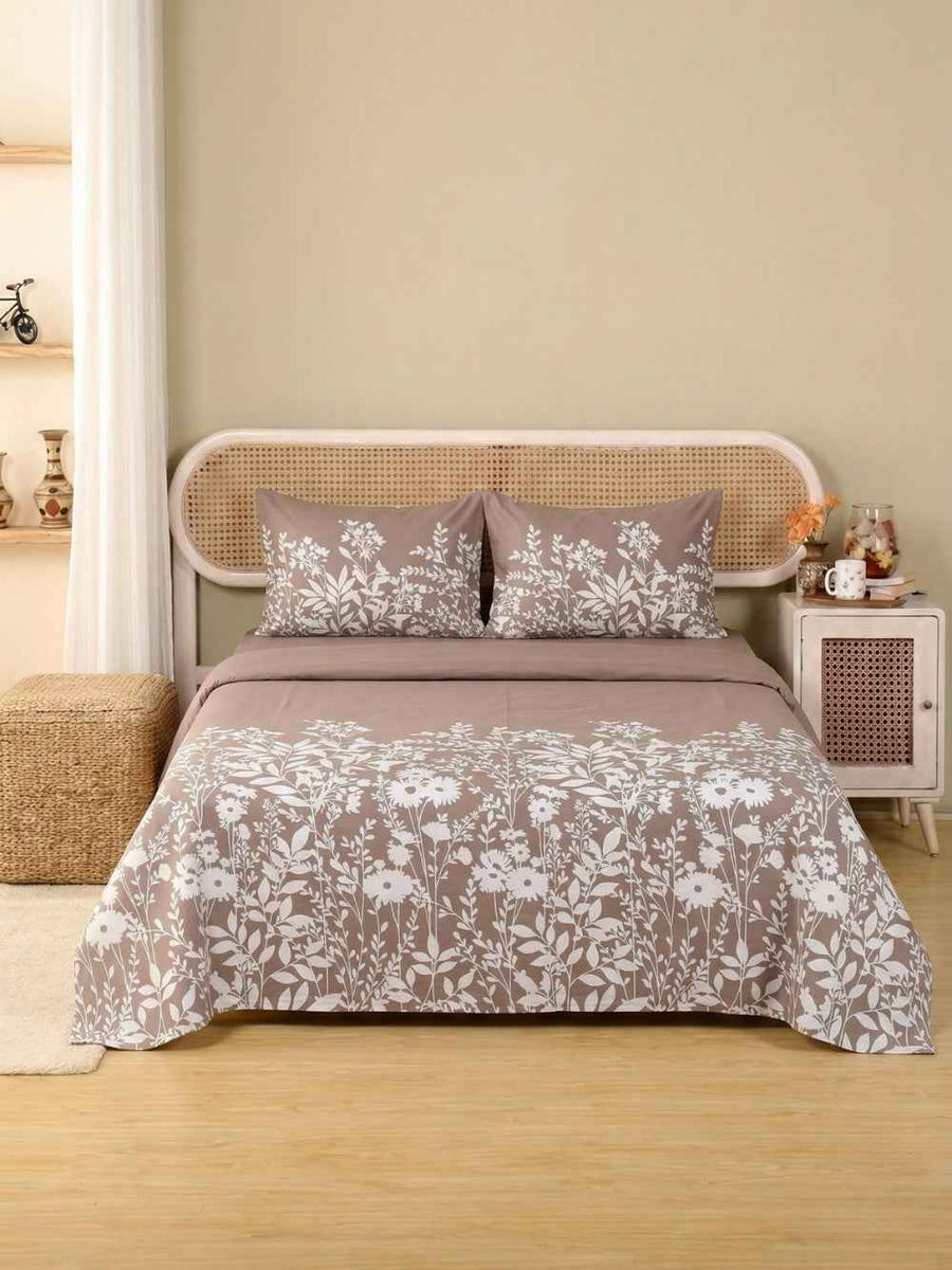 Earth Essence Floral — 3 Piece Bedsheet Set