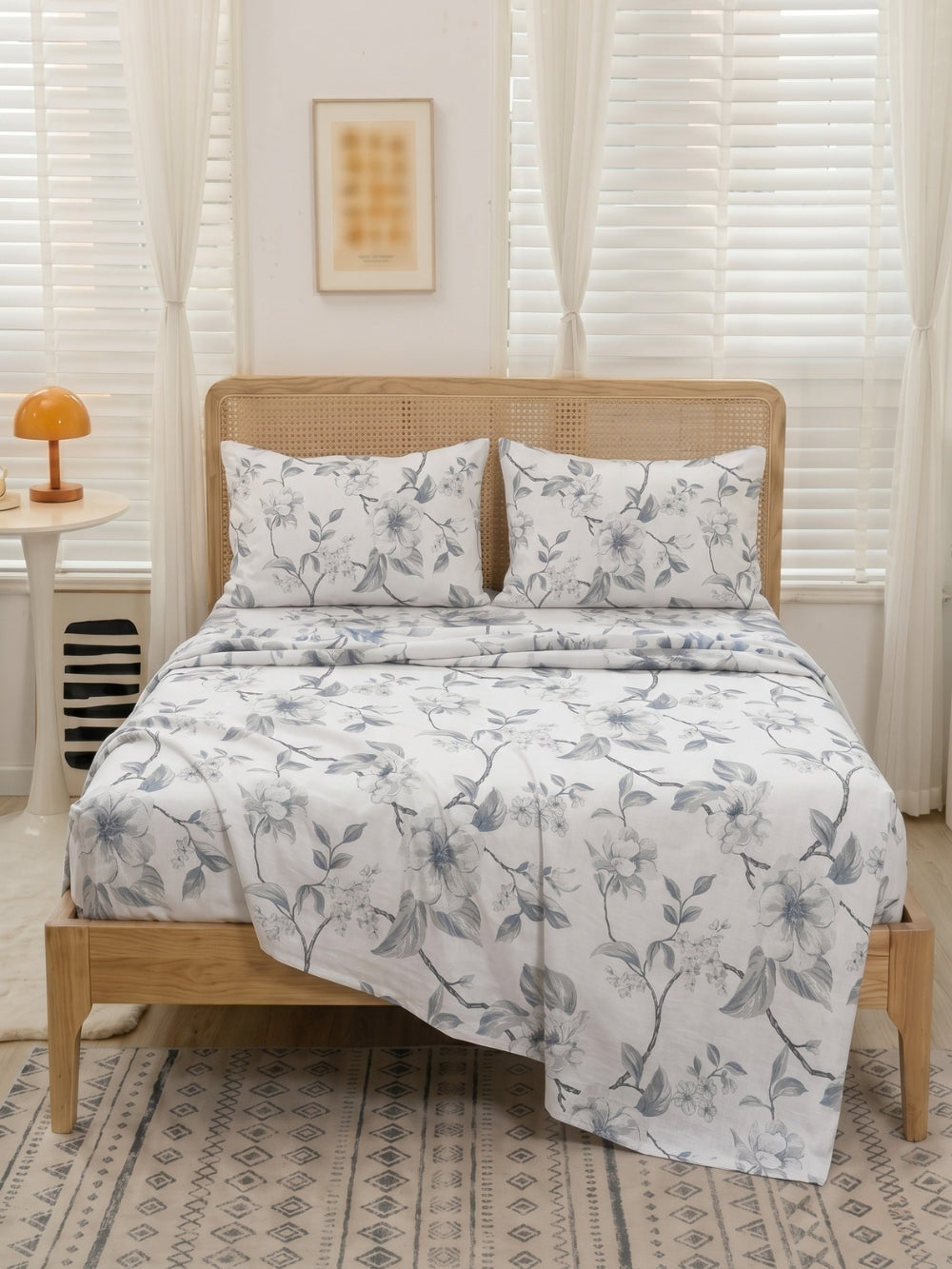 Grey Willow — 3 Piece Bedsheet Set