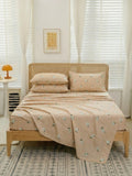 Floral Print — 3 Piece Bedsheet Set