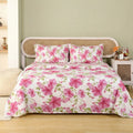 Charming Pink Floral Bedding Set in Cotton Sateen – Soft and Luxurious for Your Bedroom
