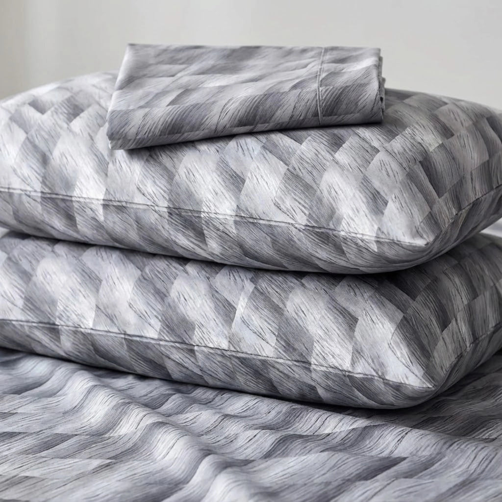 Graphite Luxe 100% Pure Cotton Bed Sheet Set – Premium Edition