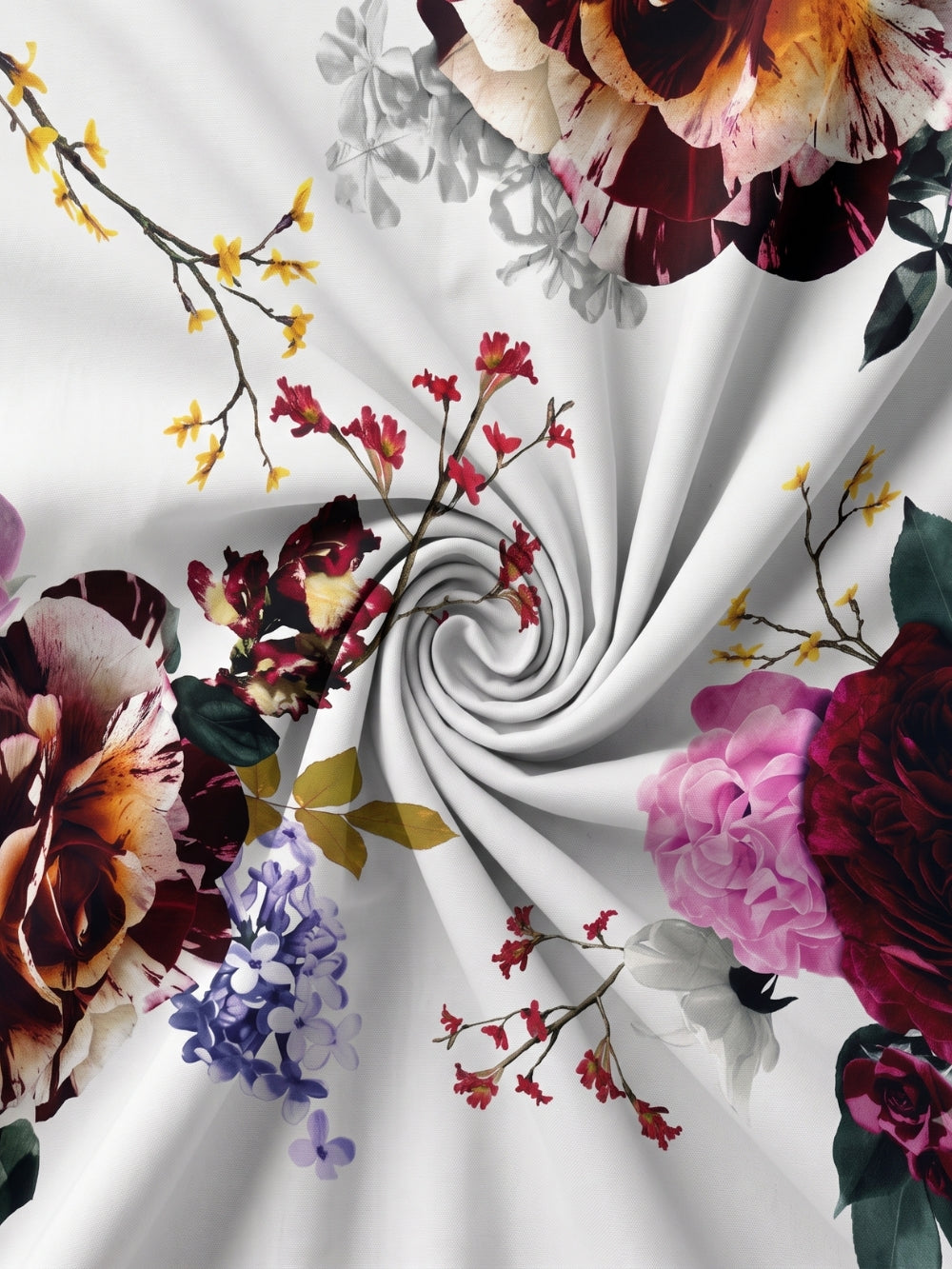 Crimson Rose — 3 Piece Bedsheet Set