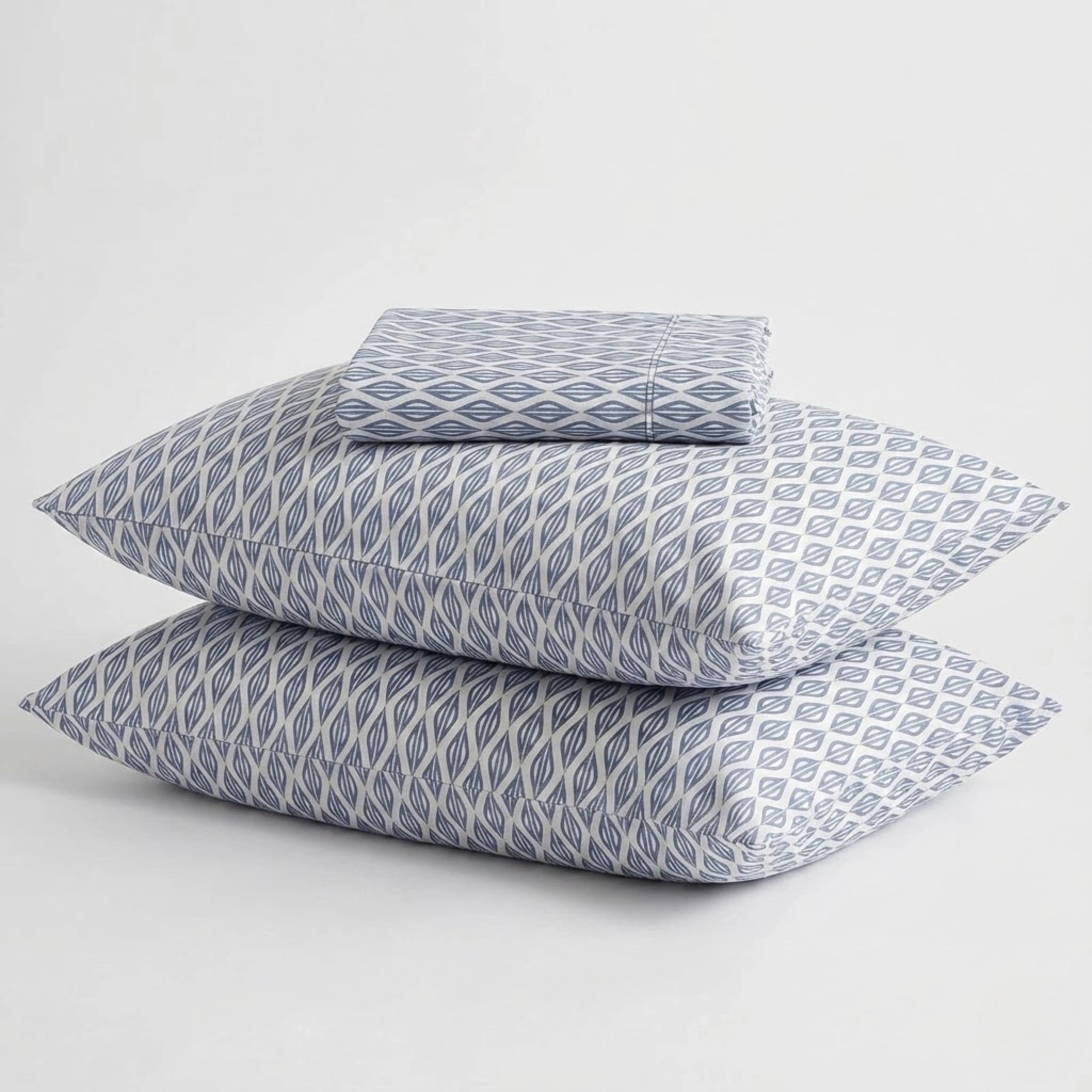 Blue Horizon Cotton Bedding | Stylish and Comfortable Design | Bedsheet Set