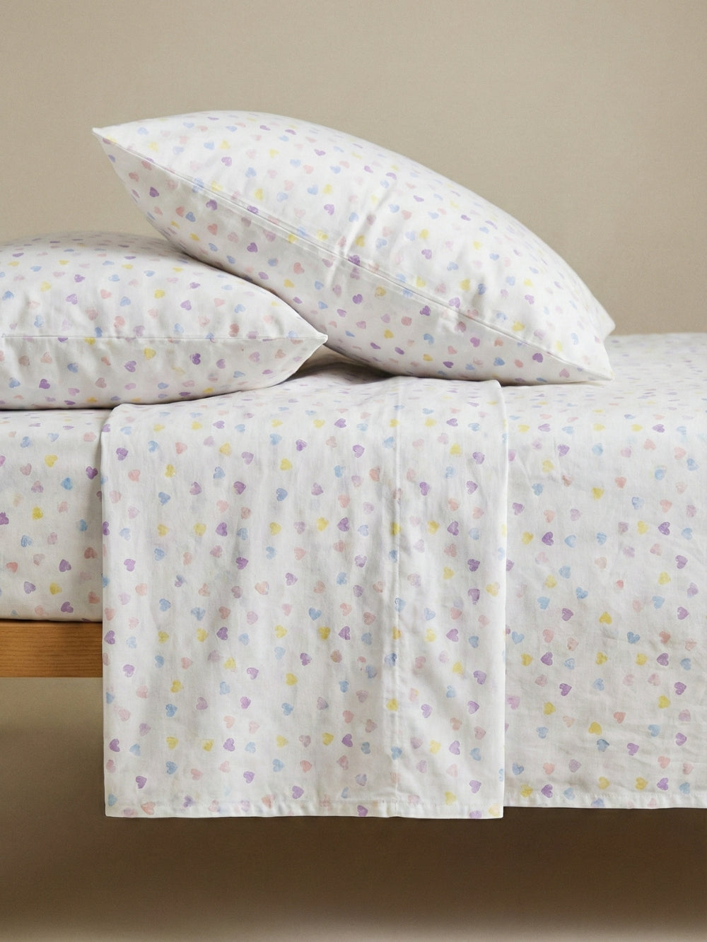 Cotton Heart — 3 Piece Bedsheet Set