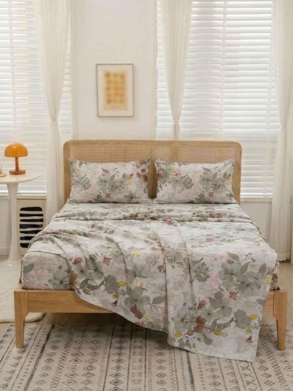 Meadow Whisper | Cotton Rich | Luxury Bedsheet Set