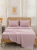 Blush Stripe — 3 Piece Bedsheet Set