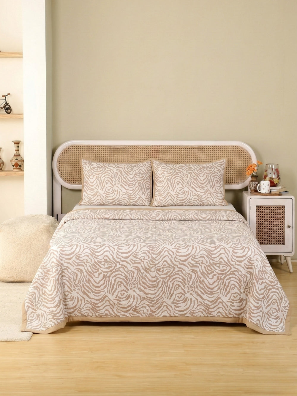 Abstract Zebra — 3 Piece Bedsheet Set