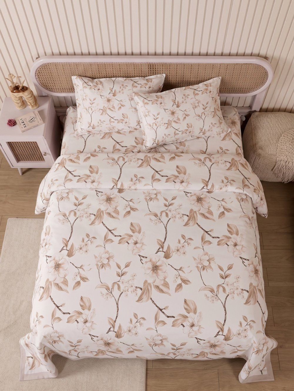Almond Blossom — 3 Piece Bedsheet Set