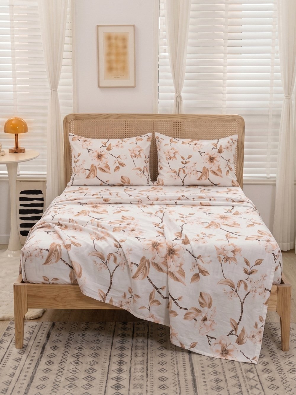 Almond Blossom — 3 Piece Bedsheet Set