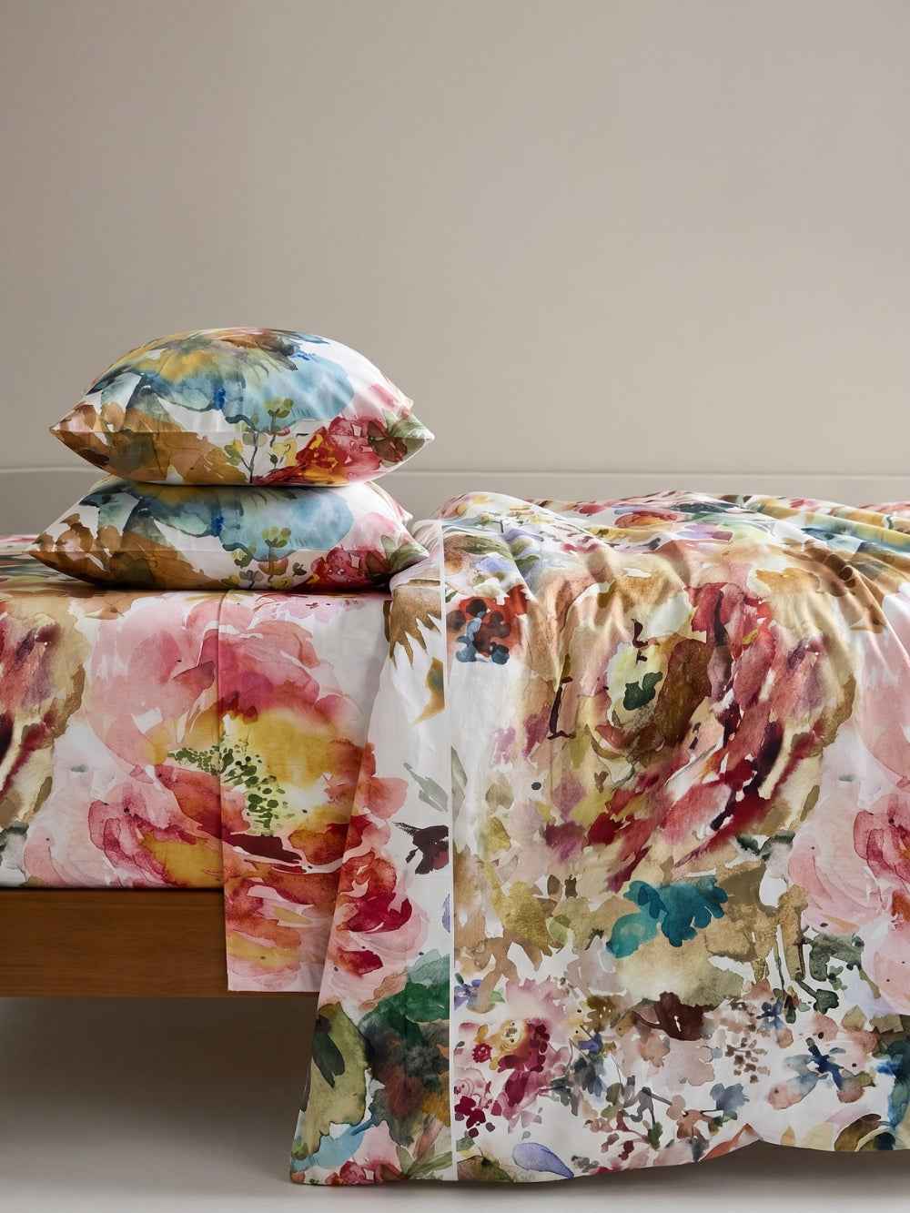 Painted Bloom — 3 Piece Bedsheet Set