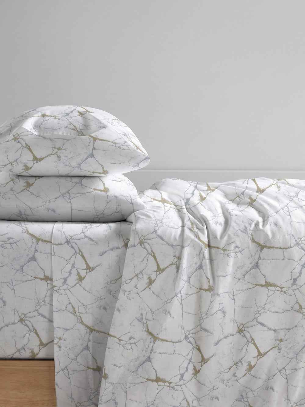 Marble Mist — 3 Piece Bedsheet Set