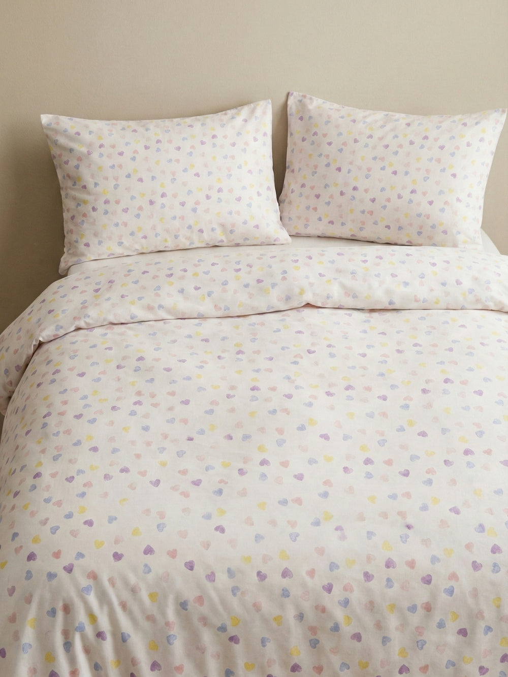 Cotton Heart — 3 Piece Bedsheet Set