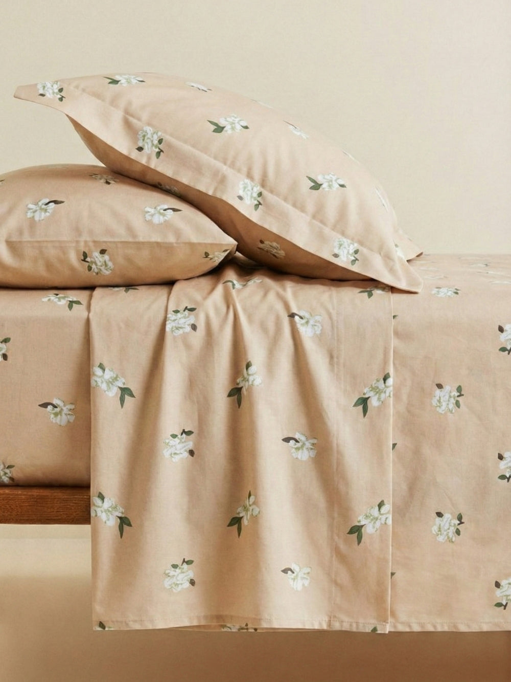 Floral Print — 3 Piece Bedsheet Set