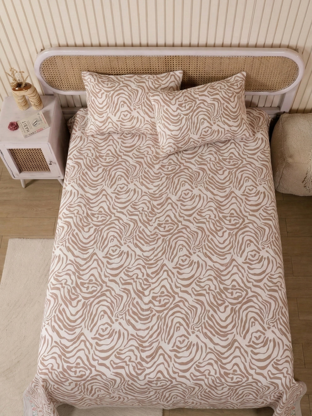 Abstract Zebra — 3 Piece Bedsheet Set