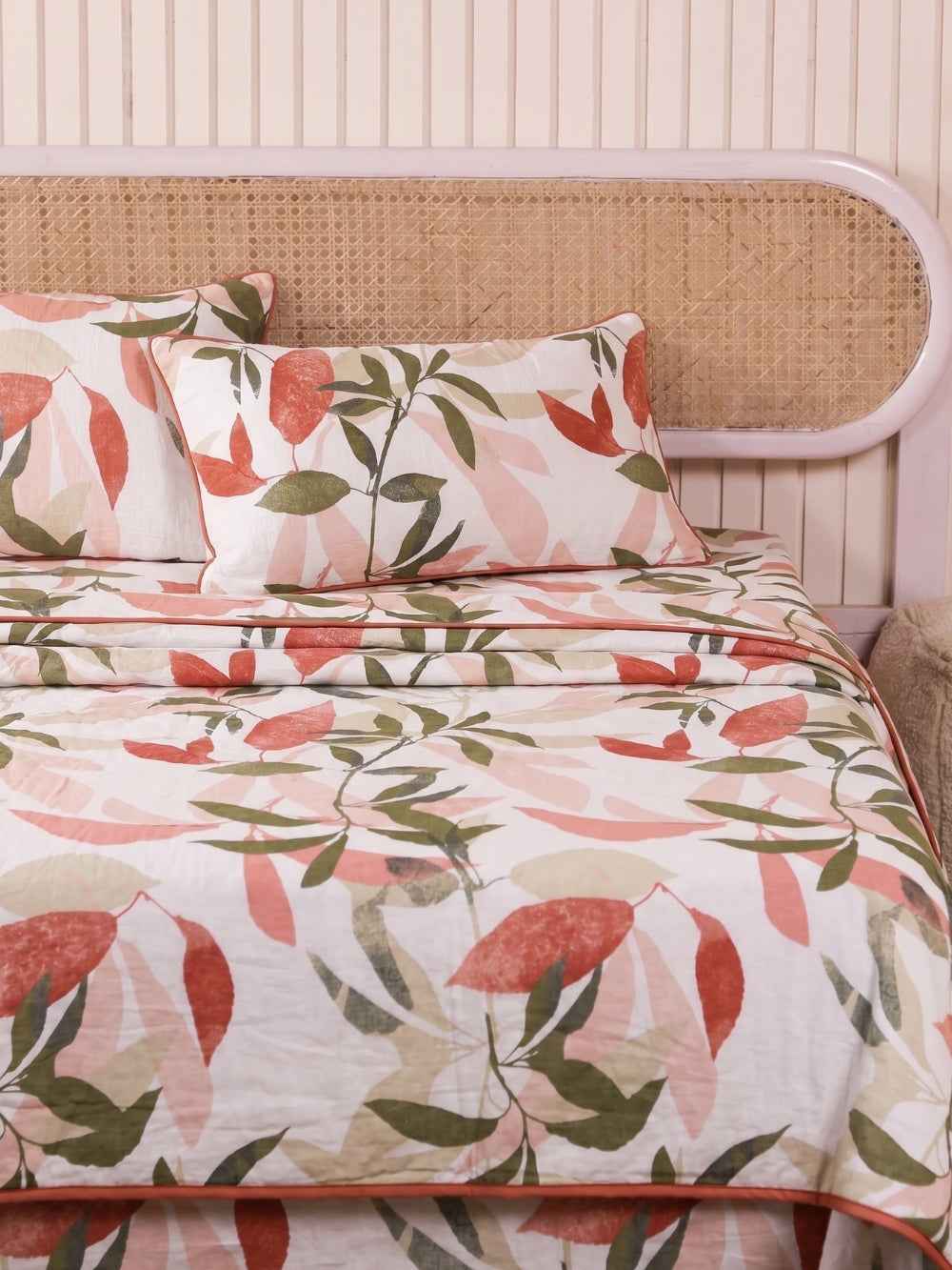 Peach Blossom — 3 Piece Bedsheet Set
