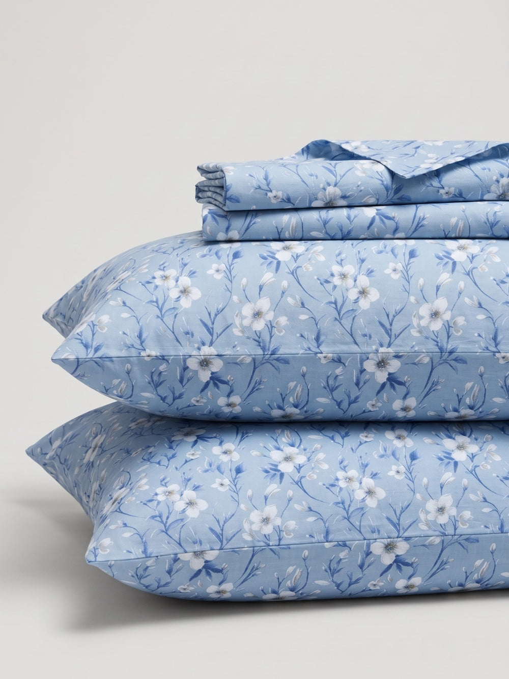 Sky Blossom — 3 Piece Bedsheet Set