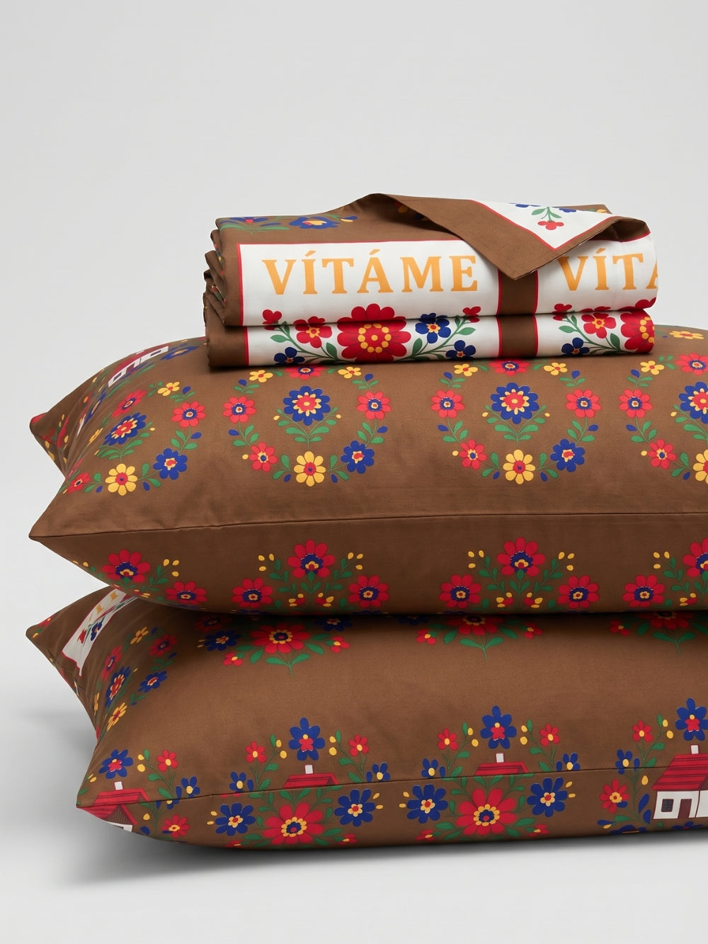 Warm Brown — 3 Piece Bedsheet Set
