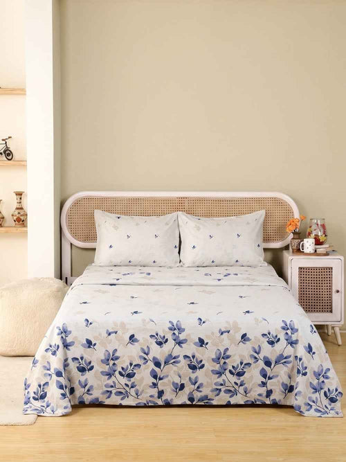 Blue Cascade — 3 Piece Bedsheet Set