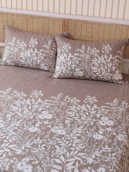 Earth Essence Floral | Luxury Hotel Finish | 3-Piece Bedsheet Set
