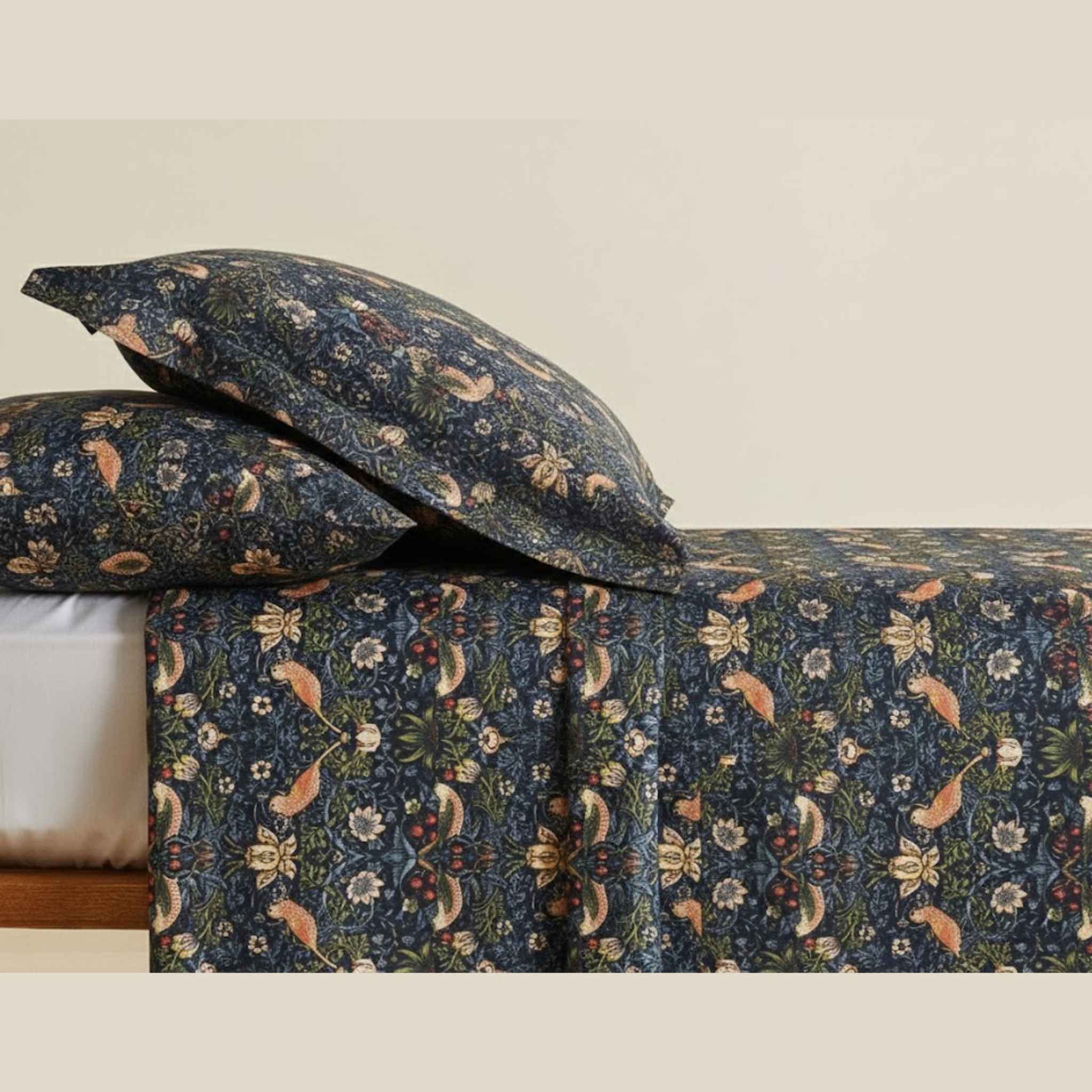 Midnight Bloom Twill Bedding Collection | Elegant, Luxurious, and Durable