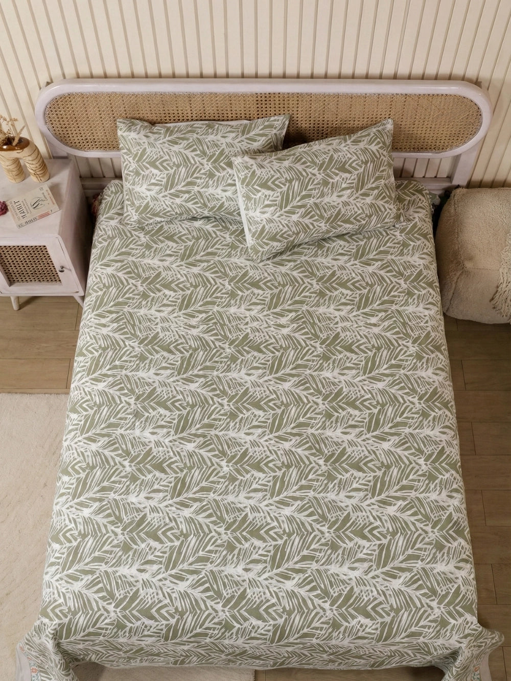 Sage Green — 3 Piece Bedsheet Set