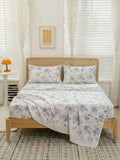 Blue Blossom — 3 Piece Bedsheet Set