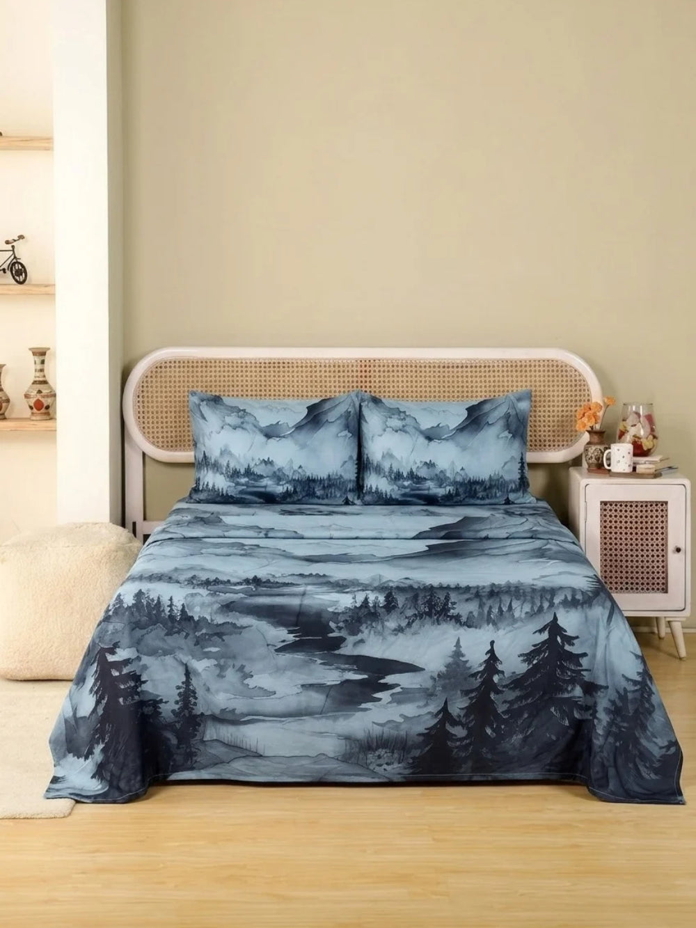 Alpine Mist — 3 Piece Bedsheet Set