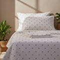 Star Print | Pure Cotton Bed Sheet Set | Aaram by SS
