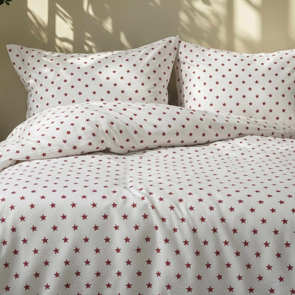 Star Print | Pure Cotton Bed Sheet Set | Aaram by SS