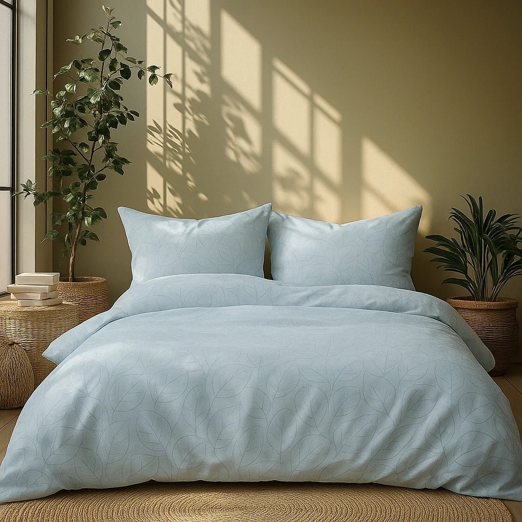 Blueleaf Cotton Bedding Set – Premium Edition | AARAM BY SS