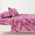 Pink Mosaic 100% Pure Cotton Bed Sheet Set – Premium Edition | AARAM BY SS