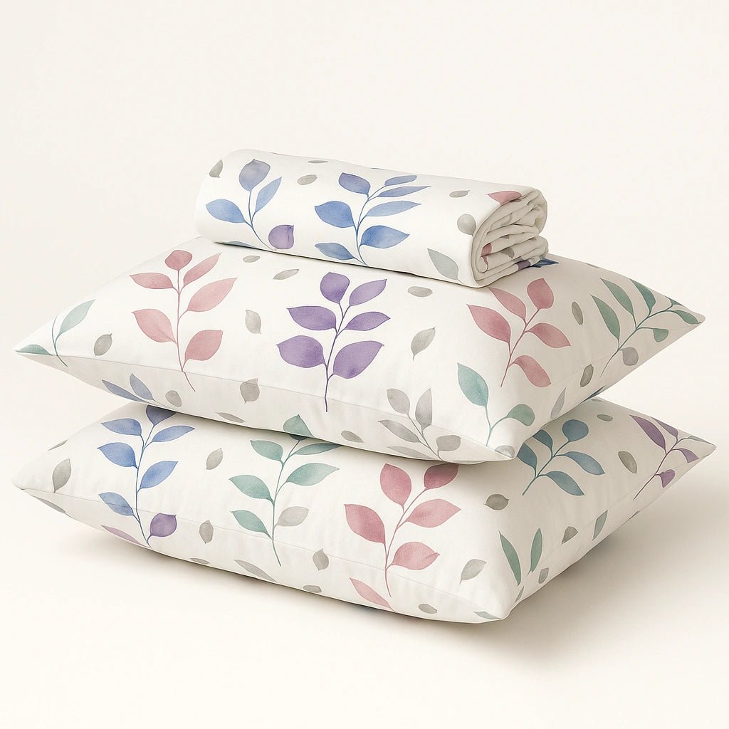 Pastel Garden 100% Pure Cotton Bed Sheet Set – Premium Edition