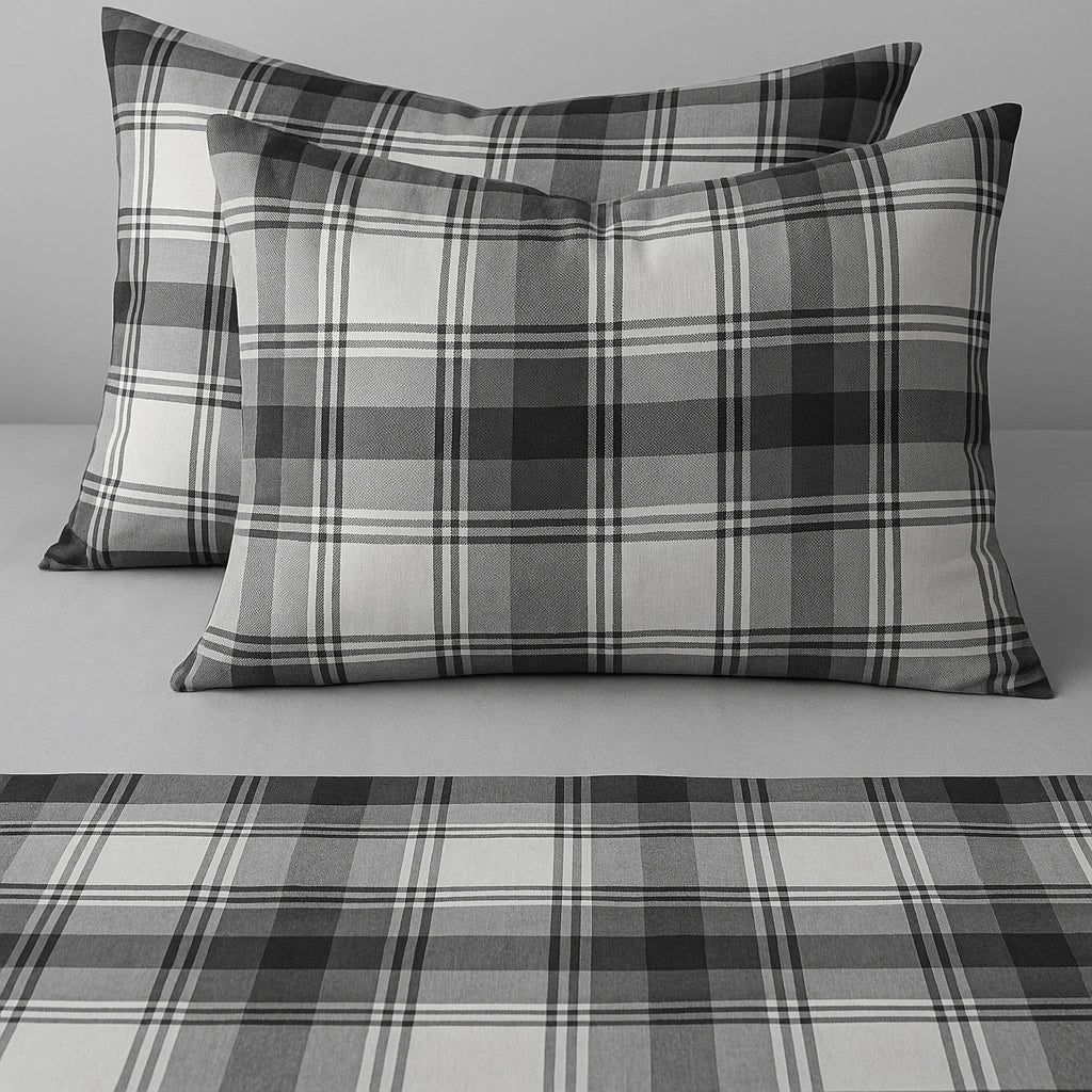 Light Grey 100% Pure Cotton Bed Sheet Set – Premium Edition