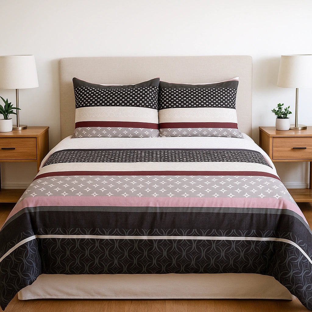 Midnight Luxe Bedding – 100% Pure Cotton Bed Sheet Set – Premium Edition