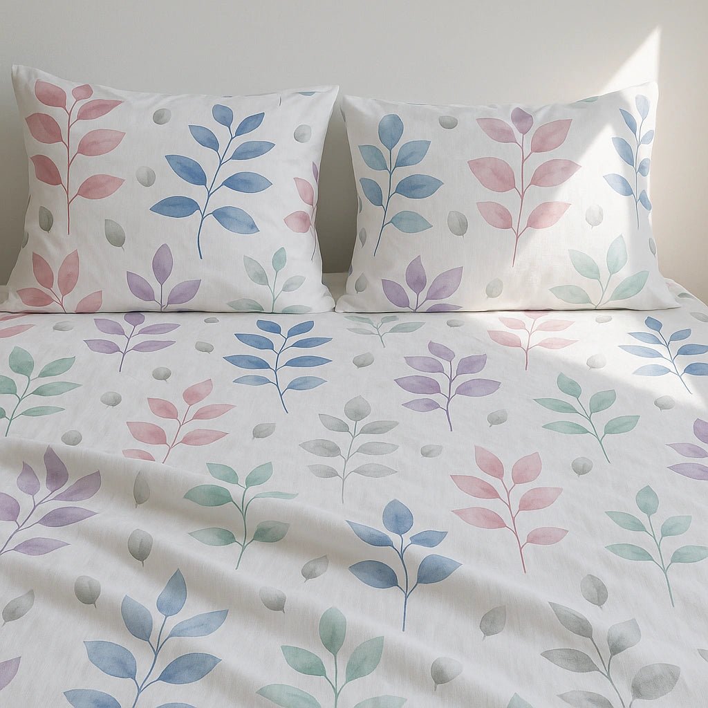 Pastel Garden 100% Pure Cotton Bed Sheet Set – Premium Edition