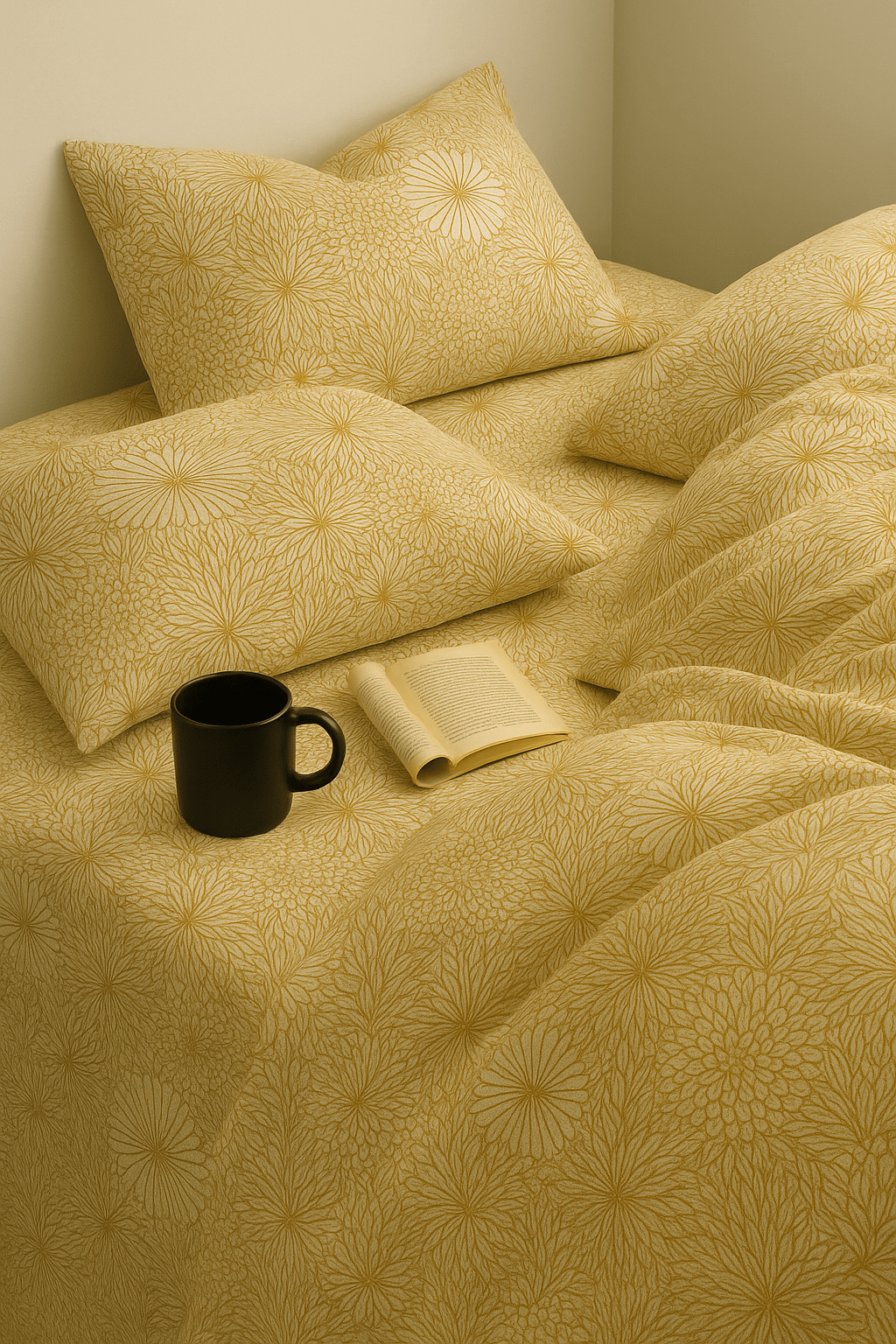 Light Beige 100% Pure Cotton Bed Sheet Set – Premium Edition
